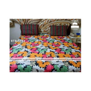 Royal Tex Printed Double Bed Sheet (RTB-5013)