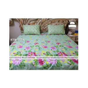 Royal Tex Printed Double Bed Sheet (RTB-5014)