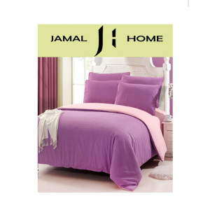 Jamal Home King Size Bed Sheet With 2 Pillows (0023) Jamal Home King Size Bed Sheet With 2 Pillows (0023)