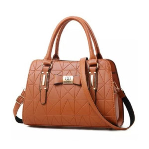 Saad Collection Handbag For Women Brown (0066) Saad Collection Handbag For Women Brown (0066)