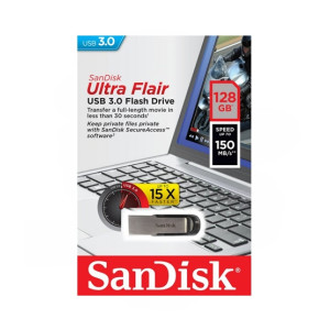 SanDisk Ultra Flair 128GB USB 3.0 Flash Drive (SDCZ73-128G-B10CT) SanDisk Ultra Flair 128GB USB 3.0 Flash Drive (SDCZ73-128G-B10CT)