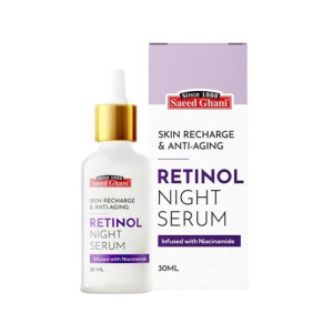 Saeed Ghani Retinol Skin Recharge & Anti-Aging Night Serum 30ml Saeed Ghani Retinol Skin Recharge & Anti-Aging Night Serum 30ml