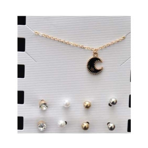 Shaz Jewels Pendant Locket with Ear Studs (0003) Shaz Jewels Pendant Locket with Ear Studs (0003)