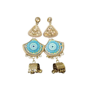Shaz Jewels Printed Design Jhumka (0010) Shaz Jewels Printed Design Jhumka (0010)