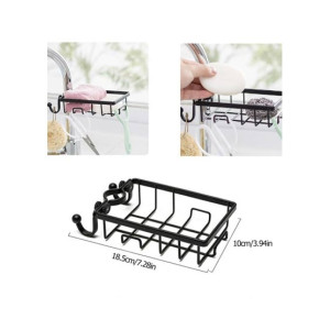 G-Mart 1 Layers Sink Washing Metal Caddy Rack - Black G-Mart 1 Layers Sink Washing Metal Caddy Rack - Black