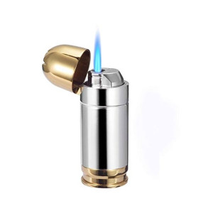 Shop Zone Bullet Shape Jet Torch Butane Lighter with Bottle Opener Shop Zone Bullet Shape Jet Torch Butane Lighter with Bottle Opener