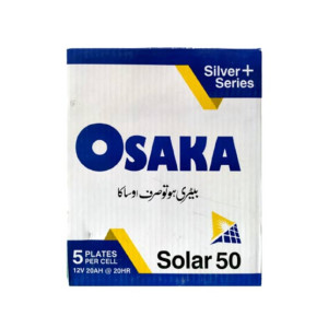 Osaka Silver+ Without Acid 12V Battery (Solar 50) Osaka Silver+ Without Acid 12V Battery (Solar 50)