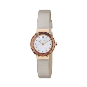 Skagen Leonora Leather Women's Watch Grey (456SRLT) Skagen Leonora Leather Women's Watch Grey (456SRLT)