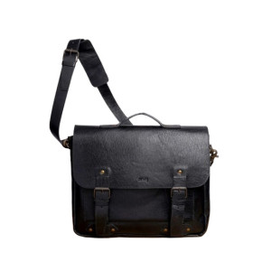 Snug Austin 2.0 Double Studs Leather Laptop Bag Black Snug Austin 2.0 Double Studs Leather Laptop Bag Black