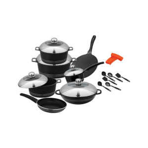 Sonex Italia Die Cast cookware Gift Set - Black Sonex Italia Die Cast cookware Gift Set - Black