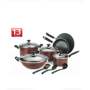 Suprano Kitchen King Non Stick Cookware Set - 13 Pieces Suprano Kitchen King Non Stick Cookware Set - 13 Pieces
