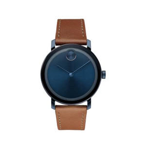 Movado Bold Evolution Leather Unisex Watch Brown (3600520) Movado Bold Evolution Leather Unisex Watch Brown (3600520)