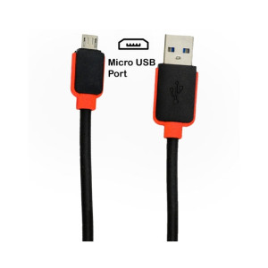 The AZY Micro USB 3.0 Fast Charging Data Cable For Android Black The AZY Micro USB 3.0 Fast Charging Data Cable For Android Black