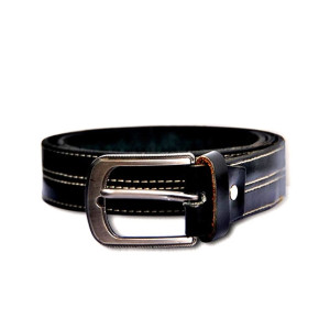 TLT Leather Belt For Men Black TLT Leather Belt For Men Black