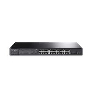 TP-Link JetStream 24-Port Gigabit Smart PoE+ Switch with 4 SFP Slots T1600G-28PS (TL-SG2424P)