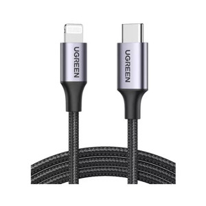 Ugreen USB C to Lightning MFi Certified Cable Black 4.5 Ft (60760) Ugreen USB C to Lightning MFi Certified Cable Black 4.5 Ft (60760)