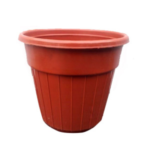 VIP Deals Pots For Flower Plants Plastic Brown - Pack of 12 VIP Deals Pots For Flower Plants Plastic Brown - Pack of 12