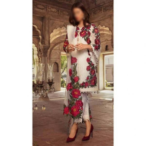 Waqas inc Embroidered Unstitched 3 Piece (0005) Waqas inc Embroidered Unstitched 3 Piece (0005)