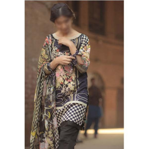 Waqas inc Embroidered Unstitched 3 Piece (0009) Waqas inc Embroidered Unstitched 3 Piece (0009)