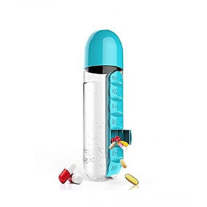 Smart Accessories 2 in 1 Water Bottle And Pill Organizer Smart Accessories 2 in 1 Water Bottle And Pill Organizer