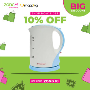Westpoint Cordless Electric Kettle 1.7 Ltr (WF-3117)