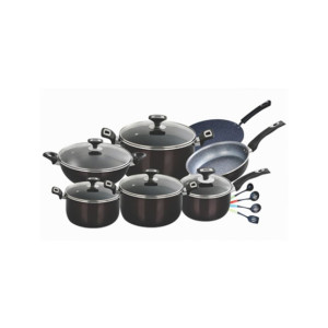 Xelent Non Stick Cookware Gift Set Black - 16 Pcs Xelent Non Stick Cookware Gift Set Black - 16 Pcs