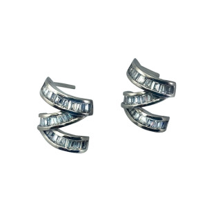 Zed Eye Spiral Bliss Earrings For Women (ISE025) Zed Eye Spiral Bliss Earrings For Women (ISE025)