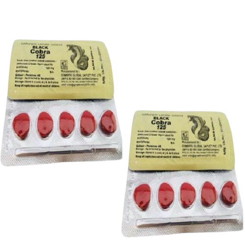 iShopping - Health Hub India Black Cobra Delay Tablet 125mg - 10 Tablets