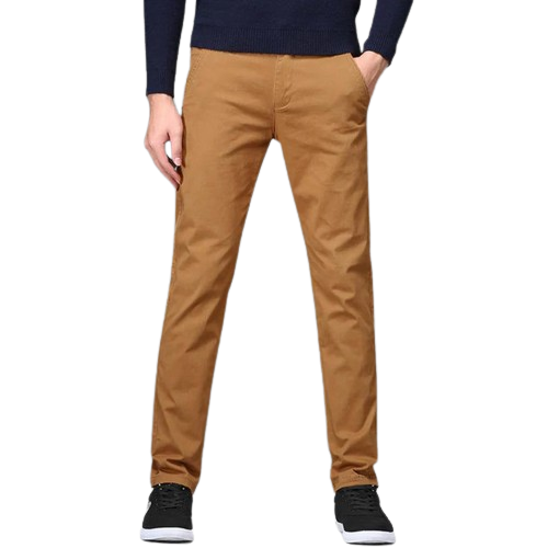 iShopping - Fashion Trendz FT Cotton Chinos Pant-Brown-42