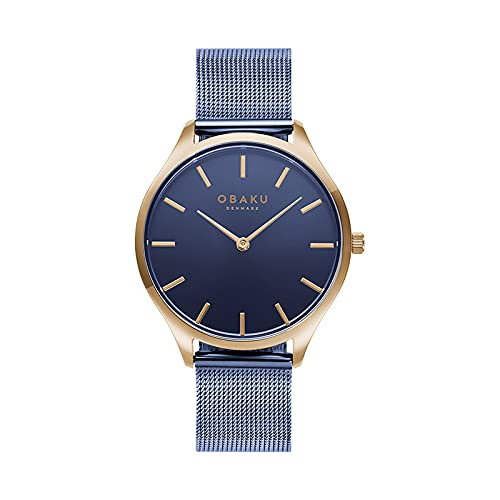 iShopping - Obaku Tang Ocean Analog Watch For Men's Blue (V260GXVLML)
