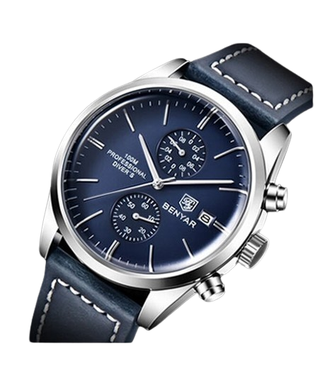 iShopping - Benyar Executive Edition Men's Watch Blue (BY-1286)