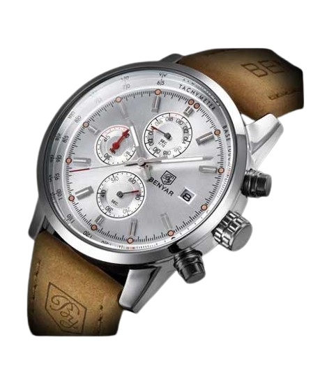 iShopping - Benyar Chronograph Edition Men's Watch Brown (BY-1068)