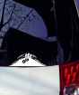 iShopping - Wish Hub Hiding Eye Monster Car Sticker White
