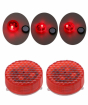 iShopping - Wish Hub 1 Pair Universal Car Door LED Safety Warning Light