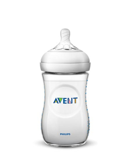 iShopping - Philips Avent Natural Baby Bottle 260ML - 1m+ (SCF693/13)