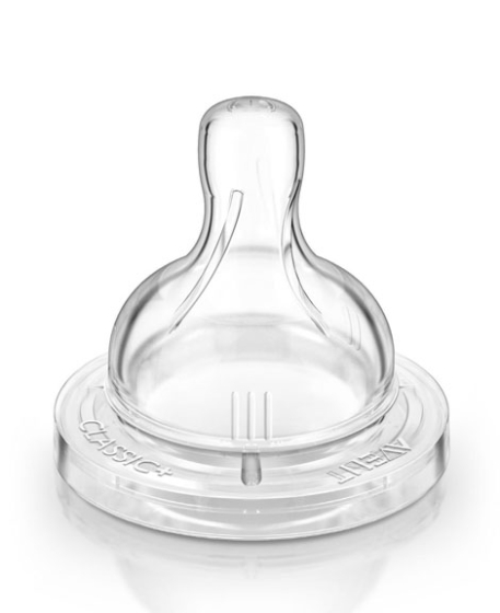 iShopping - Philips Avent Classic + Nipple 2 Pcs - 3m+ (SCF635/27)