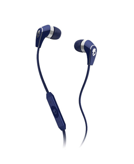 iShopping - Skullcandy 50/50 In-Ear Headphones Navy/Chrome (S2FFFM-259)