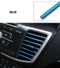 iShopping - Ferozi Traders Car Air Conditioner Decorative U Shape Strips Blue Pack Of 10