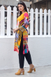 iShopping - Finer Printed Lawn Kurti For Women Multi
