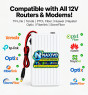iShopping - Naxivo 12000mAh WiFi Router Power Bank White