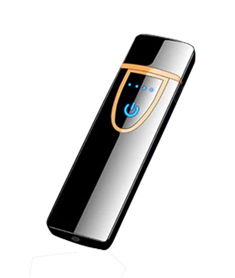 iShopping - Afreeto Flame Less USB Charging Cigarette Lighter Touch Screen Black