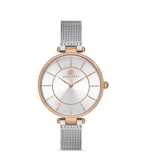 iShopping - Bigotti Stainless Steel Women's Watch Silver (BG.1.10310-3)