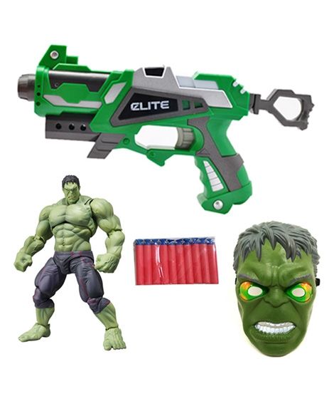 iShopping - Planet X Hulk Mask, Action Figure & Nerf Gun Set (PX-10323)