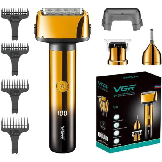 iShopping - VGR 3 In 1 Hair Cutting Machine Trimmer (V-365)