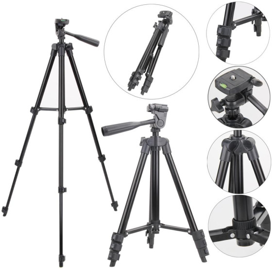 iShopping - Ferozi Traders 3 way Head Mount Tripod (3120)