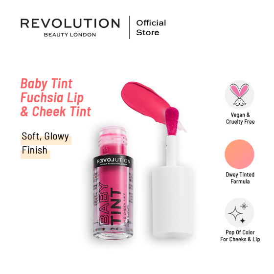 iShopping - Relove By Revolution Baby Tint Fuchsia Lip & Cheek Tint