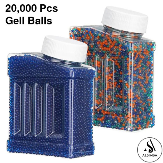 iShopping - Alsimba 20000 Pcs Blue Gel Balls for Blaster Toy Gun 7.5mm Blue (AS-0060)