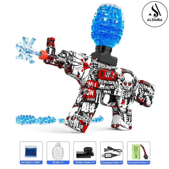 iShopping - Alsimba Gel Blaster Automatic Rechargeable Electric Machine ToyGun (AS-0197)