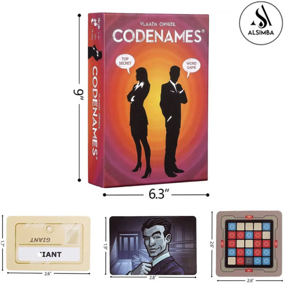 iShopping - Alsimba Codenames The Number 1 Best Family Cards Game (AS-0083)