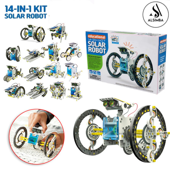 iShopping - Alsimba 14 in 1 Kit Educational Solar Robot Learning Set For Kids (AS-0094)